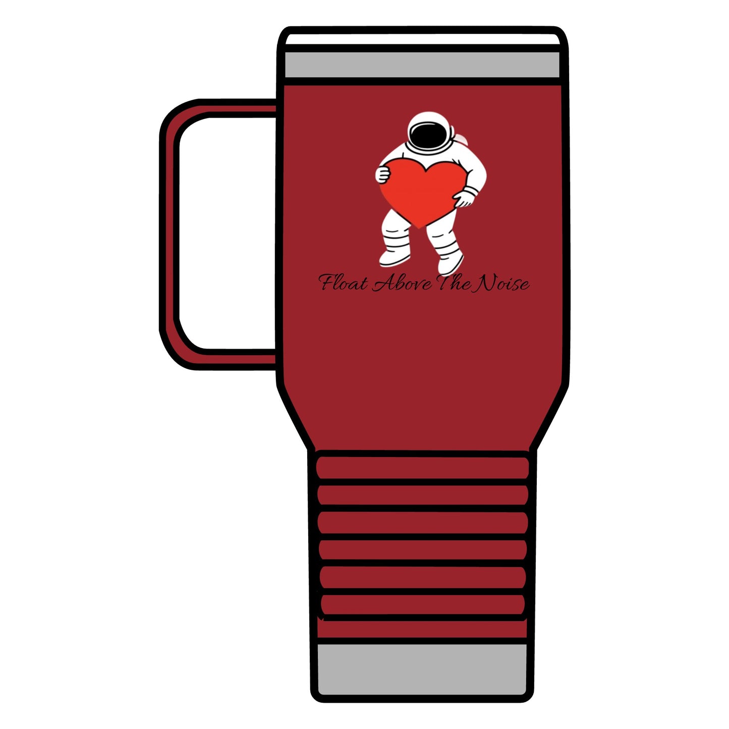 Astronaut Love Travel Mug, Cosmic Coffee Cup, Gift for Space Lovers, Heartwarming Travel Mug, Unique Space-Themed Drinkware, [...]