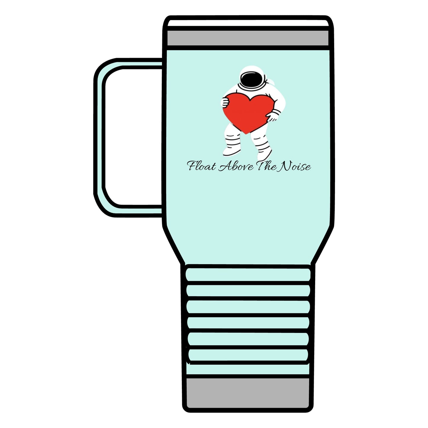 Astronaut Love Travel Mug, Cosmic Coffee Cup, Gift for Space Lovers, Heartwarming Travel Mug, Unique Space-Themed Drinkware, [...]