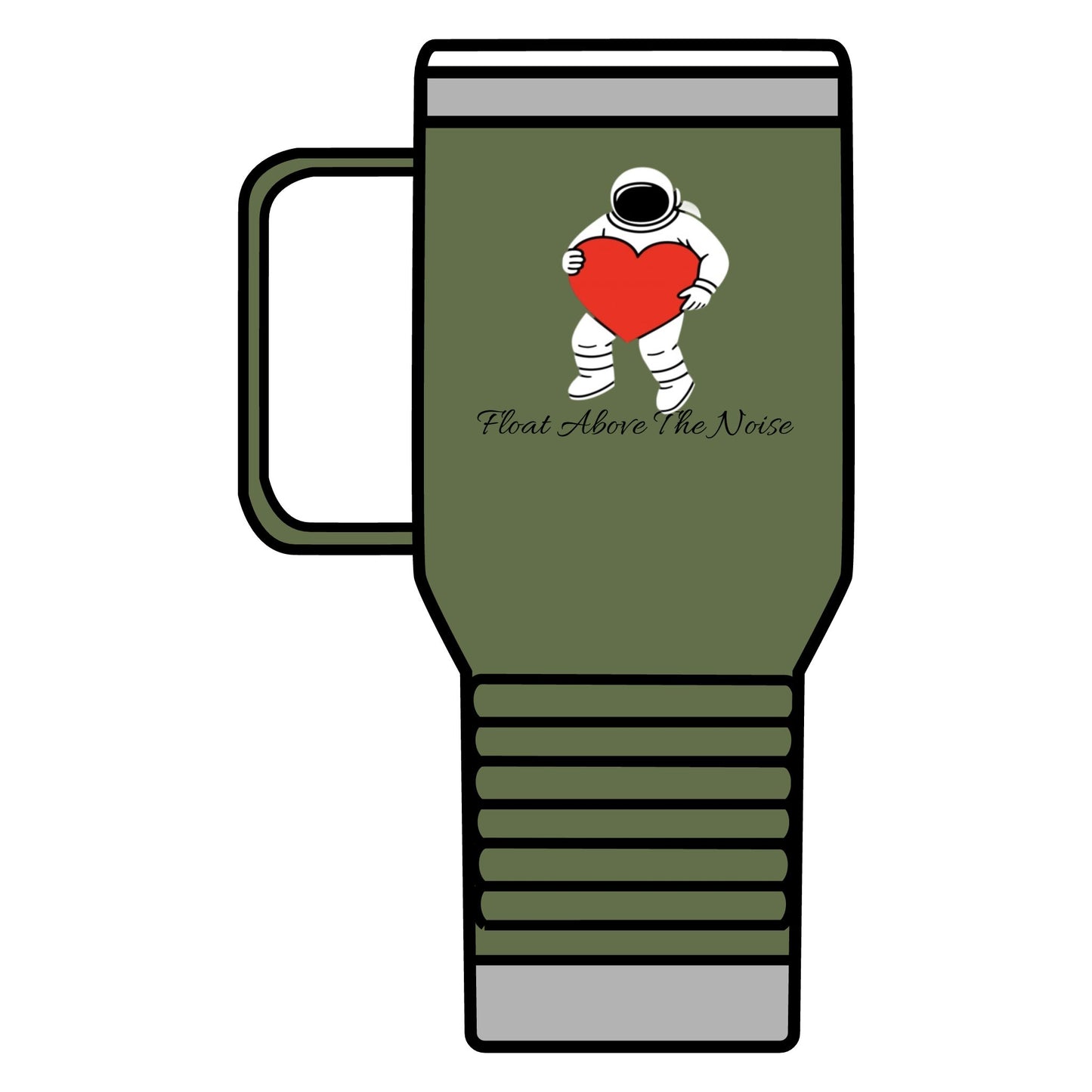 Astronaut Love Travel Mug, Cosmic Coffee Cup, Gift for Space Lovers, Heartwarming Travel Mug, Unique Space-Themed Drinkware, [...]