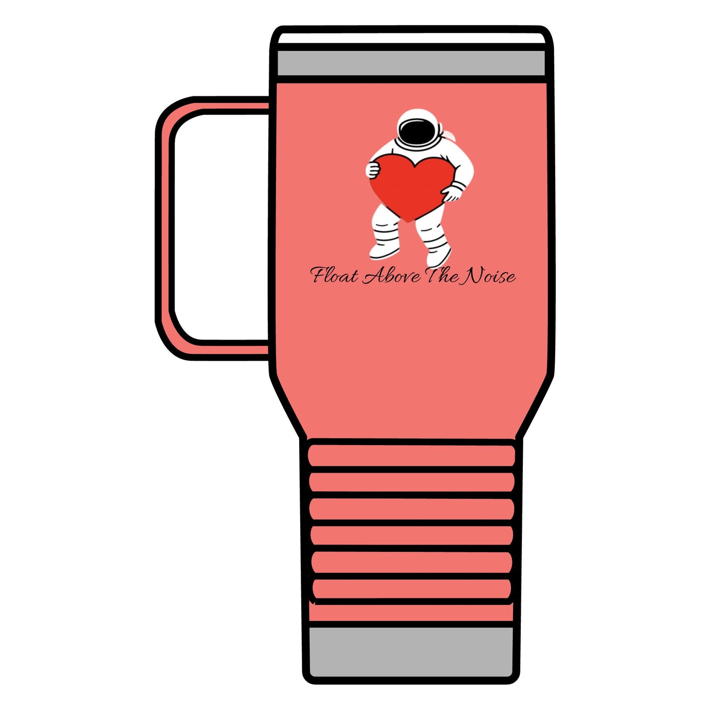 Astronaut Love Travel Mug, Cosmic Coffee Cup, Gift for Space Lovers, Heartwarming Travel Mug, Unique Space-Themed Drinkware, [...]