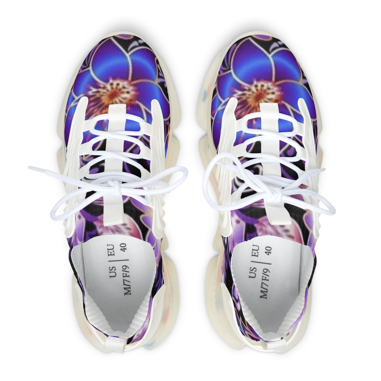 Floral Print Women's Mesh Sneakers | Stylish Comfort, Fitness, Casual Wear, Trendy Footwear, Spring Fashion