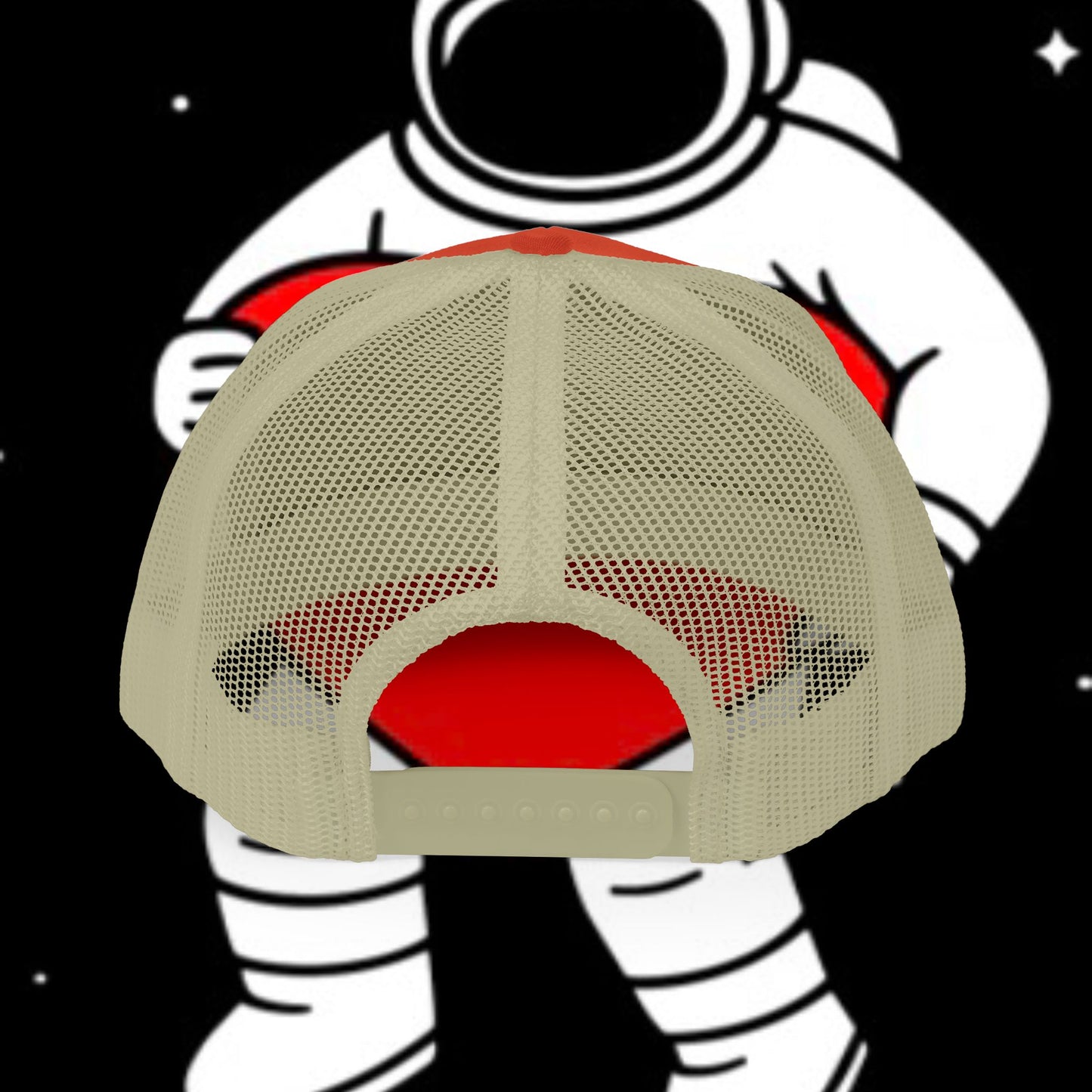 Astronaut Heart Snapback Cap, Cool Trucker Hat for Space Lovers, Unique Gift for Birthdays, Holidays, Adventure, Outdoor Wear