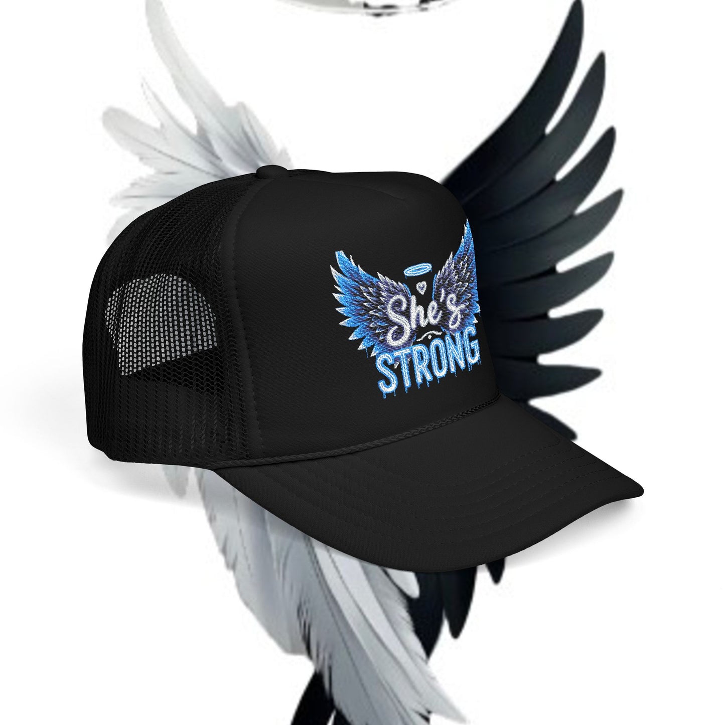 Embroidered Foam Trucker Hat - She Gifted Design