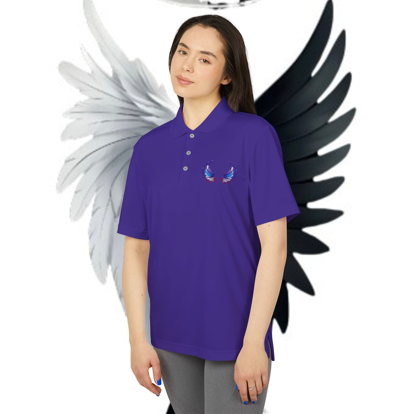 Polo Shirt Butterfly Wing Design