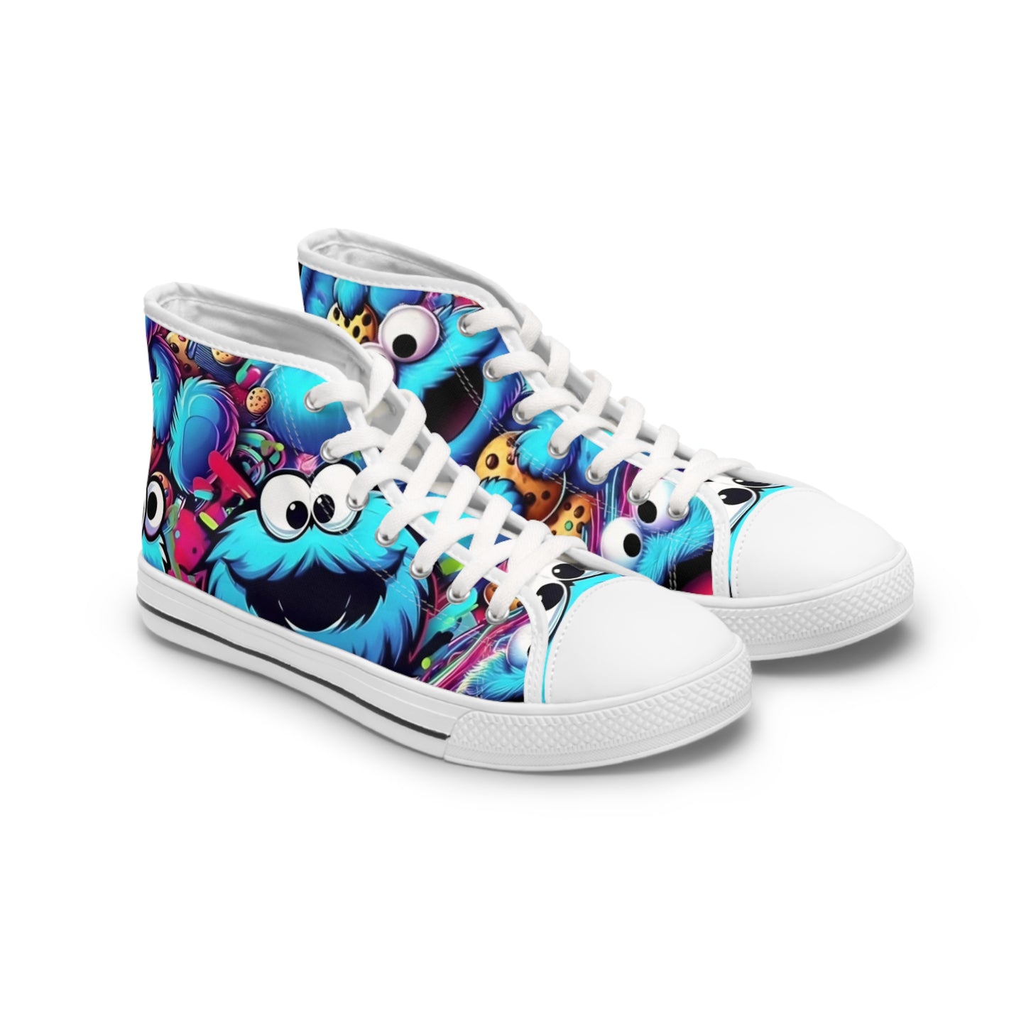 Cookie Monster High Top Sneakers