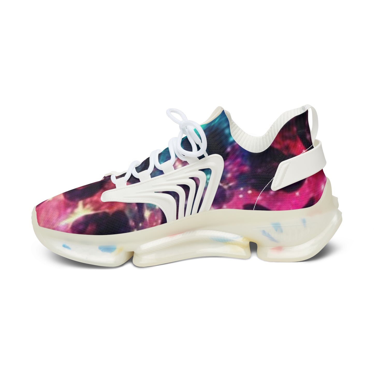 Mesh Sneakers - Space Cheetah Print Women's Shoes