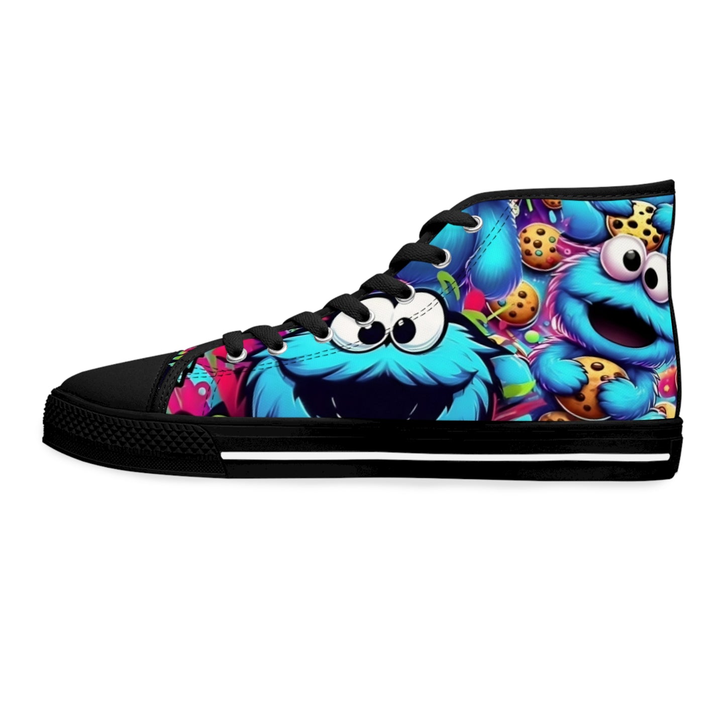 Cookie Monster High Top Sneakers