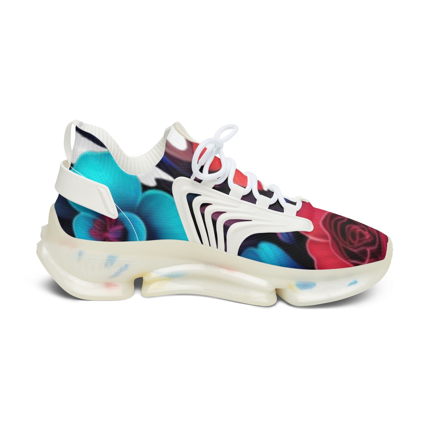 Flower design Women's Mesh Sneakers - Stylish Athletic Shoes for Everyday Wear, Workout, Casual Outings, Travel, Gift for Her