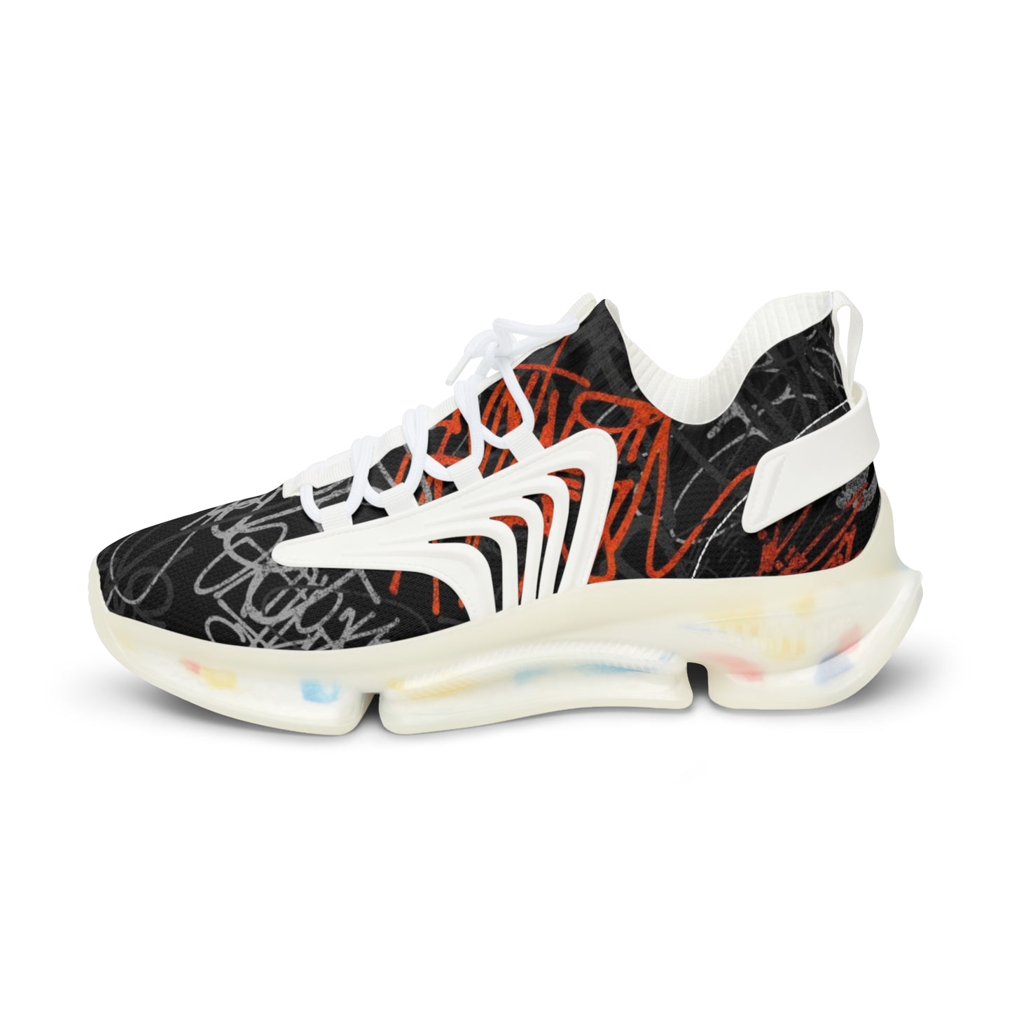 Mesh Sneakers - Graffiti Style Men's Shoes