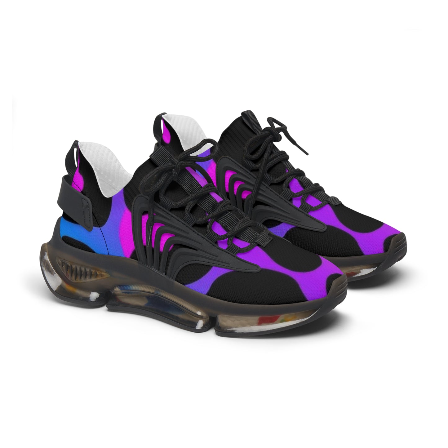 Trendy Women's Mesh Sneakers, Colorful Athletic Shoes, Stylish Walking Sneakers, Unique Sport Shoes, Fashion-forward Sneakers