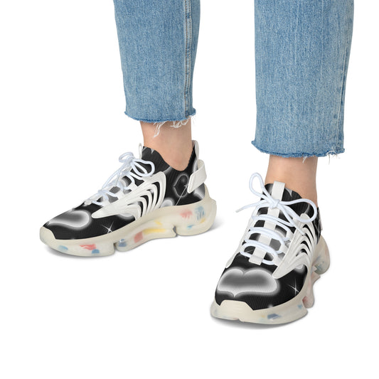 Heart Mesh Sneakers