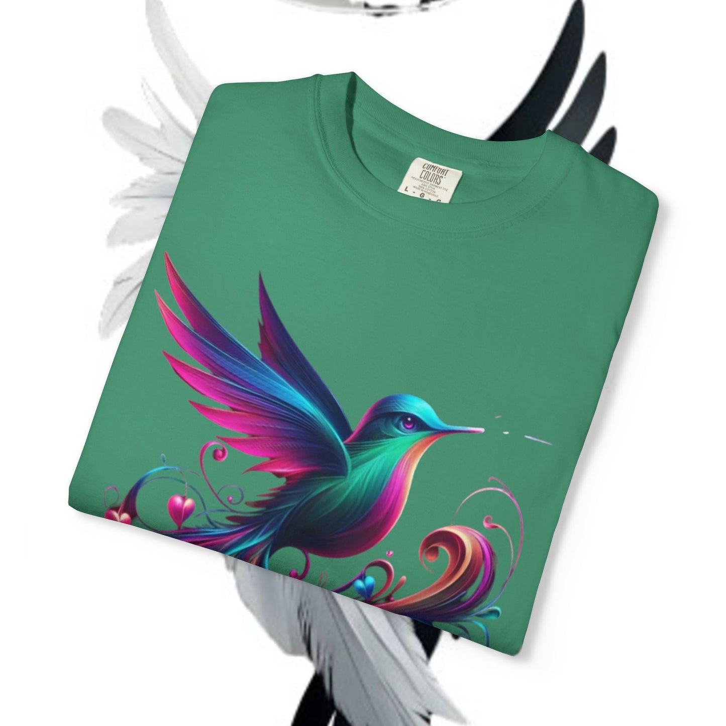 Garment-Dyed T-shirt - Freedom is a Blessing Design