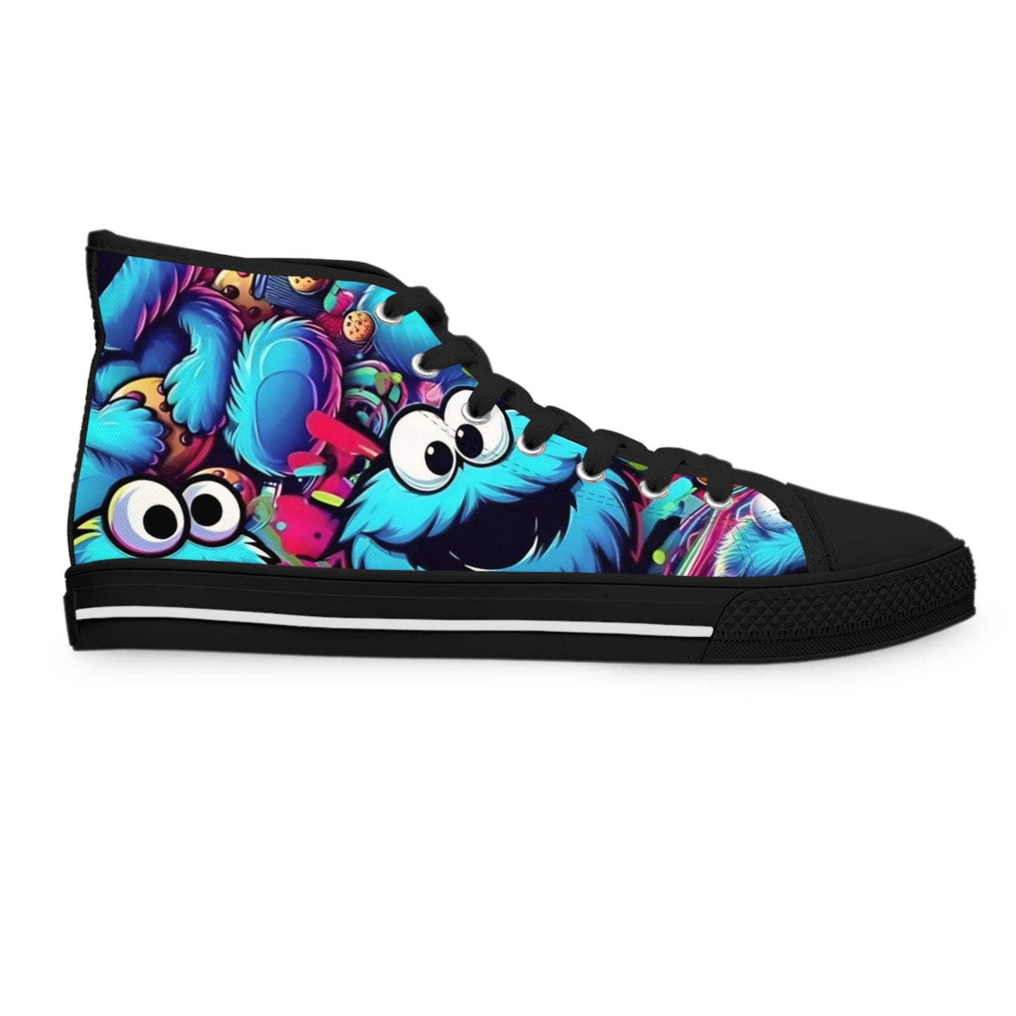 Cookie Monster High Top Sneakers