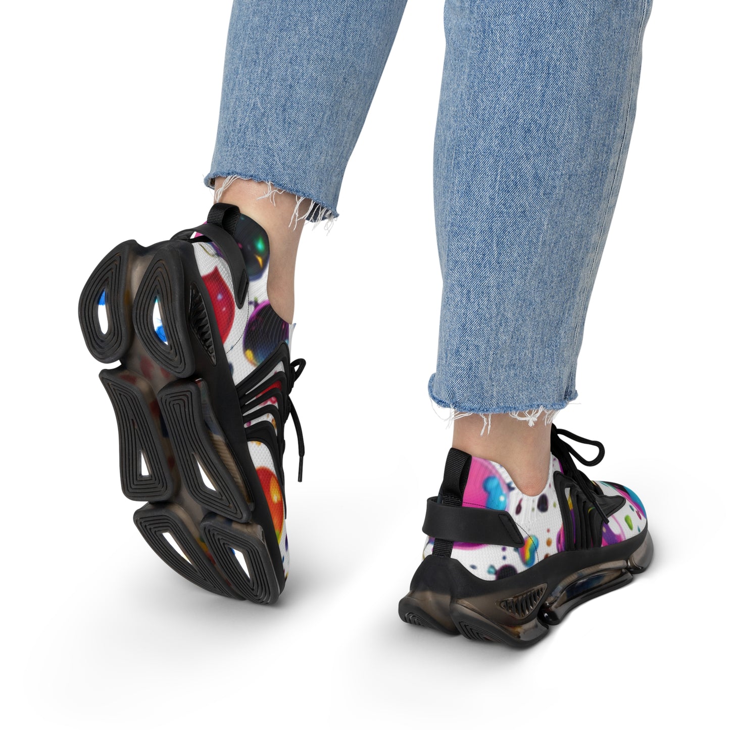 Sneakers with Candy Rain Design